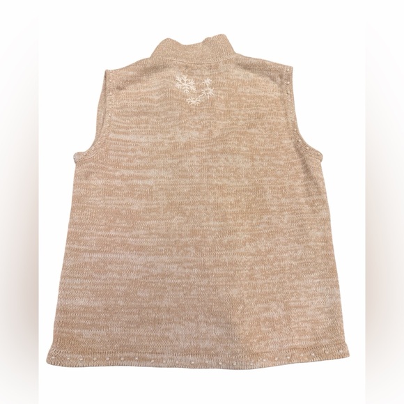 Keren Hart Holiday Embroidered Sweater Holiday Vest - Size Small/X Small - Picture 2 of 4